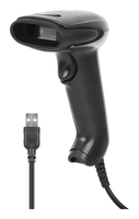 Manhattan Contact CCD handheld barcodescanner, USB, scanbreedte 60 mm, kabel 1,52 m, max. 5.000 lux, zwart, 3 jaar garantie