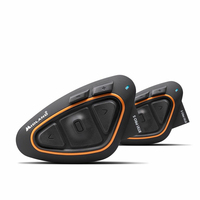 Midland BTX1 Pro S Motorrad-Sprechanlage 800 m Schwarz, Orange