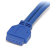 StarTech.com USB3SPNLAFHD zmieniacz płci / kabli 2 x USB A IDC Niebieski