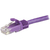 StarTech.com 15m CAT6 Ethernet Cable - Purple CAT 6 Gigabit Ethernet Wire -650MHz 100W PoE RJ45 UTP Network/Patch Cord Snagless w/Strain Relief Fluke Tested/Wiring is UL Certifi...