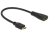 DeLOCK 0.23m mini-HDMI/HDMI HDMI-Kabel 0,23 m HDMI Type C (Mini) HDMI Typ A (Standard) Schwarz