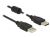DeLOCK 0.5m, 2xUSB 2.0-A USB kábel 0,5 M USB 2.0 USB A Fekete