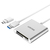 UNITEK Y-9313 lecteur de carte mémoire Argent USB 3.2 Gen 1 (3.1 Gen 1)