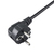 Akyga AK-PC-04A power cable Black 1.8 m CEE7/7 2 x C13 coupler