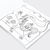 Rachel Ellen Designs SQCBK14 Malvorlage &- buch Malbuch/Album