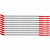 Brady SCN-10-W kábeljelölő Fekete, Fehér Nejlon 300 dB