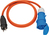 Brennenstuhl 1132910025 câble électrique Orange 1,5 m IEC Type E (3.4 mm, 3.1 mm) Prise d'alimentation type F
