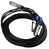 Mikrotik XQ+BC0003-XS+ InfiniBand/fibre optic cable 3 m QSFP28 4x SFP28 Nero, Cromo