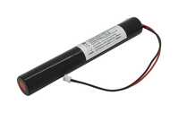 Notleuchtenakku NiMH 2,4V 3700mAh L1x2 4/3A mit 160mm Kabel und Stecker ersetzt Elubat 137887, H-18700/4000BTx2-JST/EH