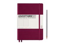 Notizbuch Leuchtturm Edition120 medium punktkariert dotted Port Red 145x210mm Hardcove
