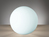 LED Kugel Tischleuchte 1 flammig Opal Glas Weiß Ø20cm Höhe 18cm