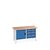 Produktbild - cubio Kastenwerkbank mit 3 Schubladen, Türe, Ablage, Multiplex-Arbeitsplatte
