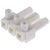 Wieland Stecker ST18 Leuchtensteckverbinder, Steckverbinder, Kontakte: 3, Kabelmontage, 16A, Weiß, 2,5 mm²