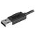 StarTech.com, USB 2.0 USB-Hub, 4 USB Ports, USB A, USB, USB-Bus, 82 x 27 x 15mm