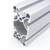 Aluminiumprofil 40x80SL E I-Typ Nut 8 x 1mm > Zuschnitt 01 (max 2m)