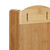 Relaxdays Schlüsselbrett mit Ablage Bambus, 3 Fächer, 3 Schlüssel, Wandorganizer, H x B x T: 7,5 x 15 x 49,5, Holz, natur
