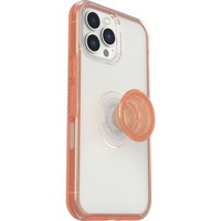 OtterBox Otter+Pop Symmetry Clear iPhone 13 Pro Max / iPhone 12 Pro Max Melondramatic - clear/coral - Coque