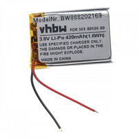 VHBW akkumulátor Garmin Fenix 6X, 361-00126-00 420mAh, 3.8V, Li-Polymer