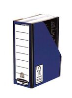 Fellowes Bankers Box Premium Magazine File Board Blue (Pack 10)