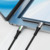 USB 3.2 Gen2x2 Type-C Kabel, C/M to C/M, 20 Gbps, 240W,4K,LED,Metal,schwarz,1.5 m, LogiLink® [CU0443]