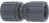 Gerade Schlauchkupplung, 42 mm, Polyamid, IP66, grau, (L) 101 mm