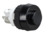 Drucktaster, 1-polig, schwarz, unbeleuchtet, 0,7 A/250 V, Einbau-Ø 15.2 mm, IP40