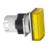 Meldeleuchte, Bund rechteckig, gelb, Frontring schwarz, Einbau-Ø 16 mm, ZB6DV5