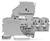 WAGO 2002-1711/1000-541 Háromemeletes biztonsági kapocs 6.20 mm Push-in kapocs Szürke 50 db