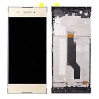 LCD Screen and Digitizer with Front Frame Assembly Gold Digitizer with Front Frame Assembly Gold Handy-Displays