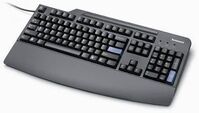 Keyboard (DUTCH) 54Y9459, Standard, Wired, PS/2, Black Tastaturen