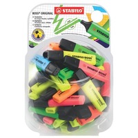 Textmarker BOSS® ORIGINAL Bonbonglas, 60 Stück, sortiert STABILO 70/60-1