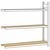 Wide span shelf unit, with moulded chipboard, height 2000 mm