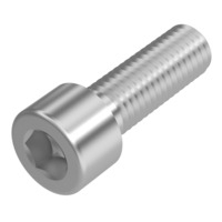 ISO 4762 / DIN 912, Zylinderschraube, M 6x8, 10.9, verzinkt, standard, 5 µm, Zn5