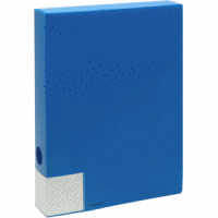 Dokumentenbox A4 PP 55mm vollfarbig blau