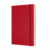 Notizbuch Large A5 liniert 200 Blatt Hardcover scharlachrot