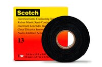 Scotch® 13 Ethylen-Propylen-Kautschuk-Band, selbstverschweißend, leitend, Schwarz, 19 mm x 4,5 m, 0,76 mm