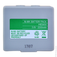 Batterie(s) Batterie télécommande de grue 3.6V 2200mAh