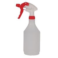 Colour coded trigger spray bottles, 750ml, red