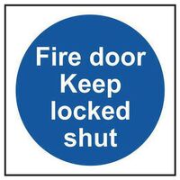 Fire Door Keep Locked Shut Multipack Of 10 Sign