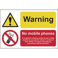 Warning No Mobile Phones It Is Against Sign