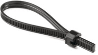 Verschlussband für automatisches Kabelbündelwerkzeug, PA66HIRHSUV, schwarz