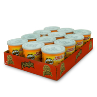 Pringles Sweet Paprika Chips Dose 40g, 12 Stück