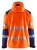 High Vis Softshell Jacke 4491 High Vis orange/marineblau - Rückseite