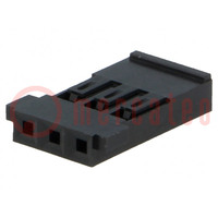 Stekker; kabel-plaat; vrouwelijk; Mini-PV™; 2,54mm; PIN: 3; recht