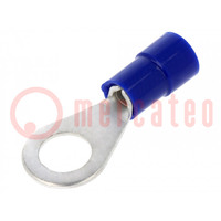 Tip: ring; M6; Ø: 6.2mm; 1.5÷2.5mm2; crimped; for cable; insulated
