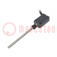 Limit switch; spring, total length 121,8mm; NO + NC; 10A; IP67