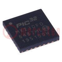 IC: mikrokontroler PIC; 64kB; 2,3÷3,6VDC; SMD; QFN28; PIC32