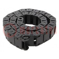 Cable chain; 15; Bend.rad: 48mm; L: 1006mm; Int.height: 17mm