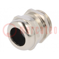 Cable gland; M32; 1.5; IP68; brass; Body plating: nickel