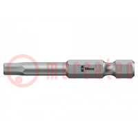 Screwdriver bit; Hex Plus key; HEX 0,9mm; Overall len: 50mm